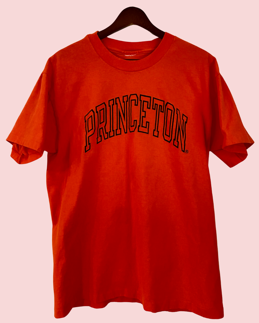 Vintage 90's Princeton Orange Single-Stitch T-Shirt