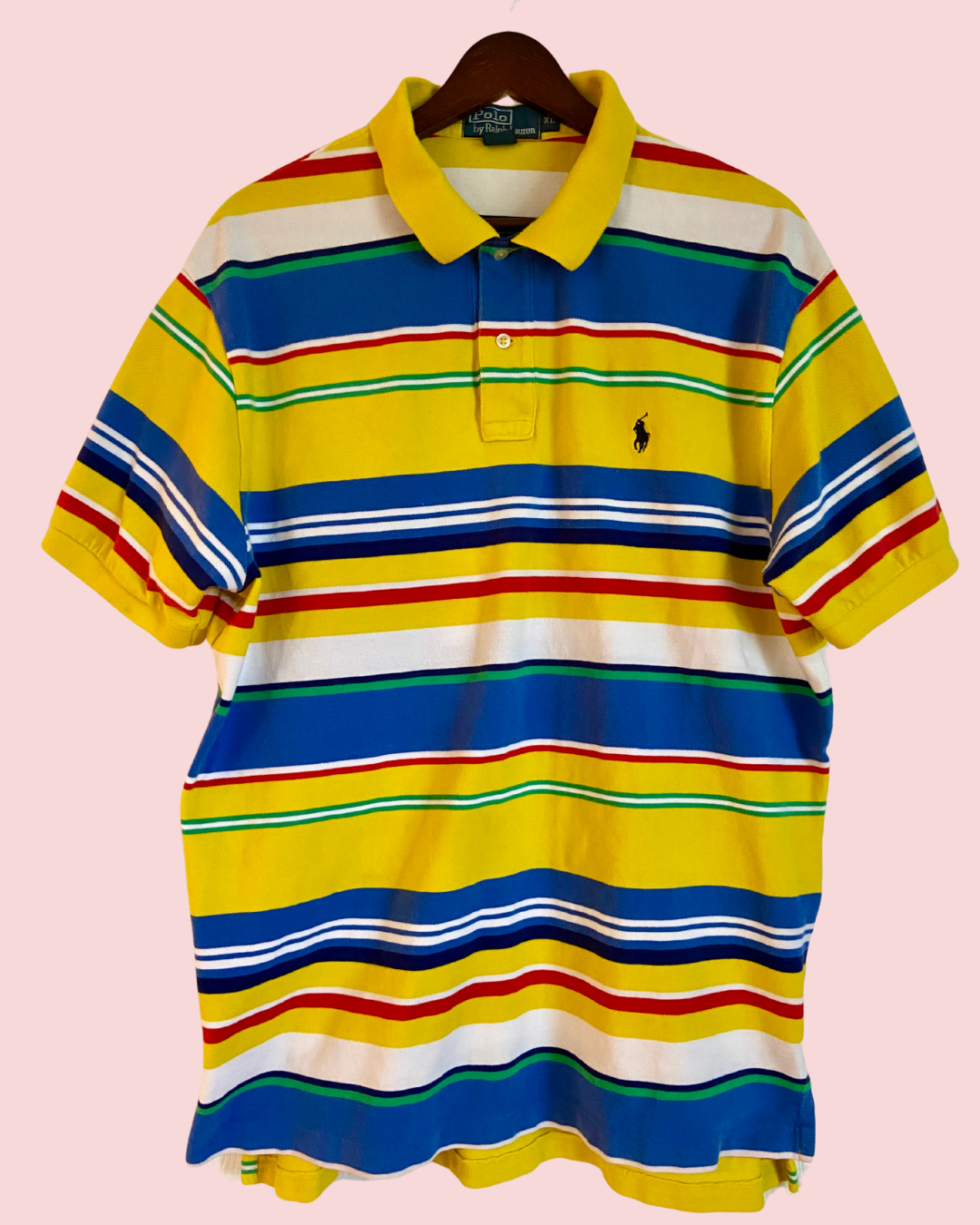 Polo by Ralph Lauren Men's Striped Collard Shirt