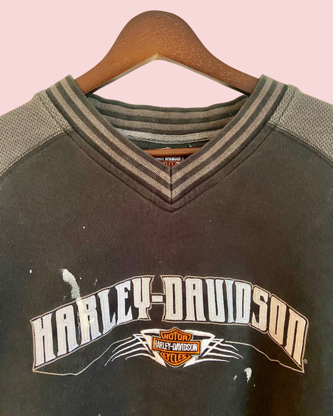 Distressed and Weathered Harley Davidson Yeager's Cycle Sedalia Missouri Sweatshirt