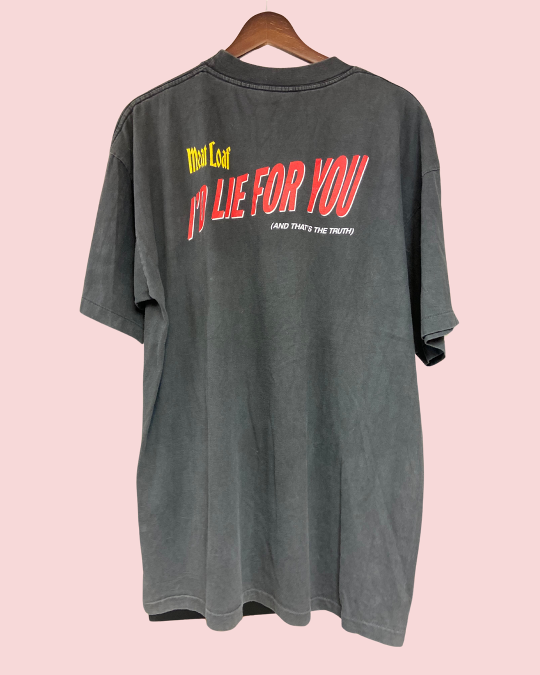 Vintage Single-stitch Meat Loaf "I'd Die For You" T shirt - Men's XL - Winterland Productions