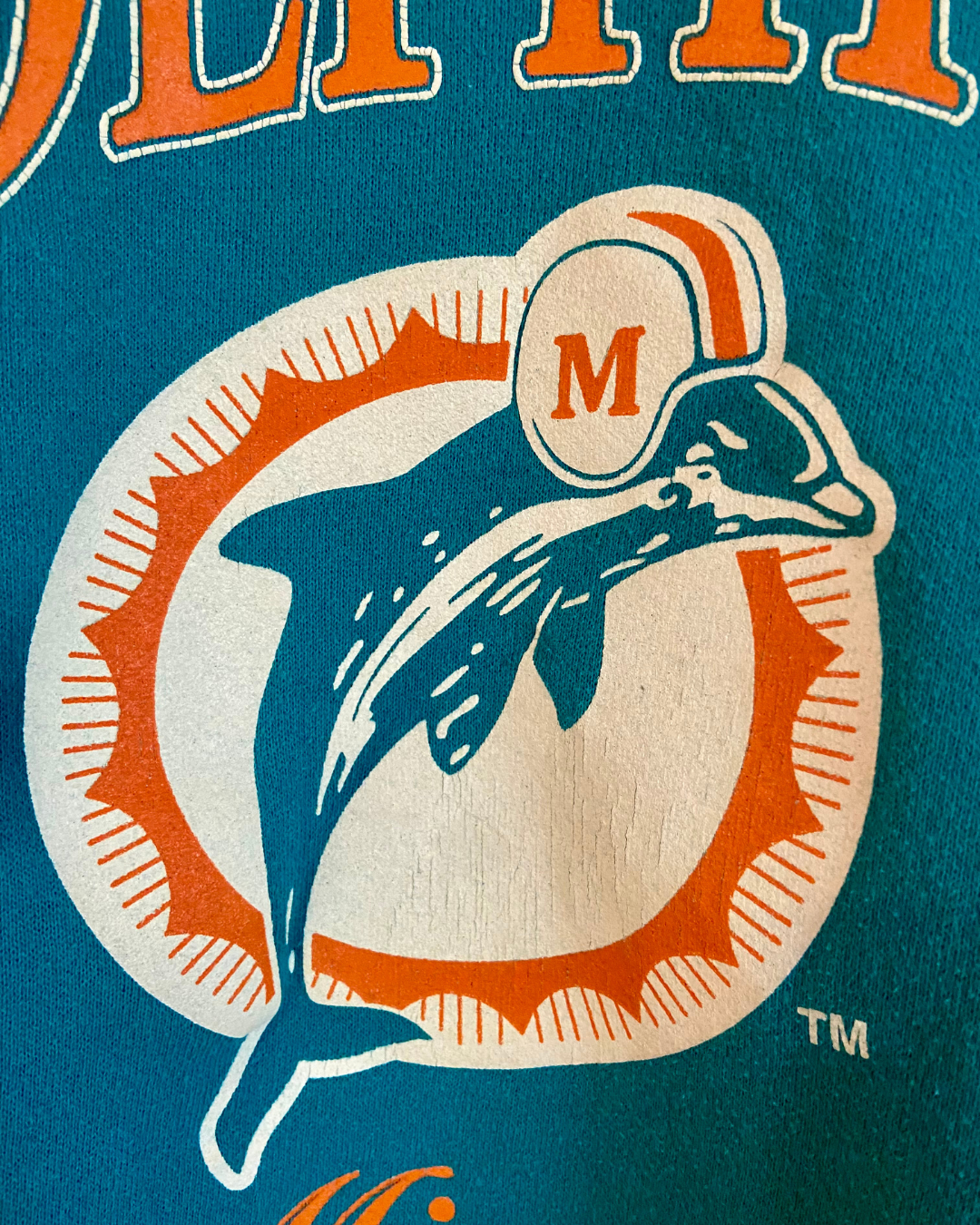 1995 Lee Sport Miami Dolphins Crewneck Youth Sweatshirt