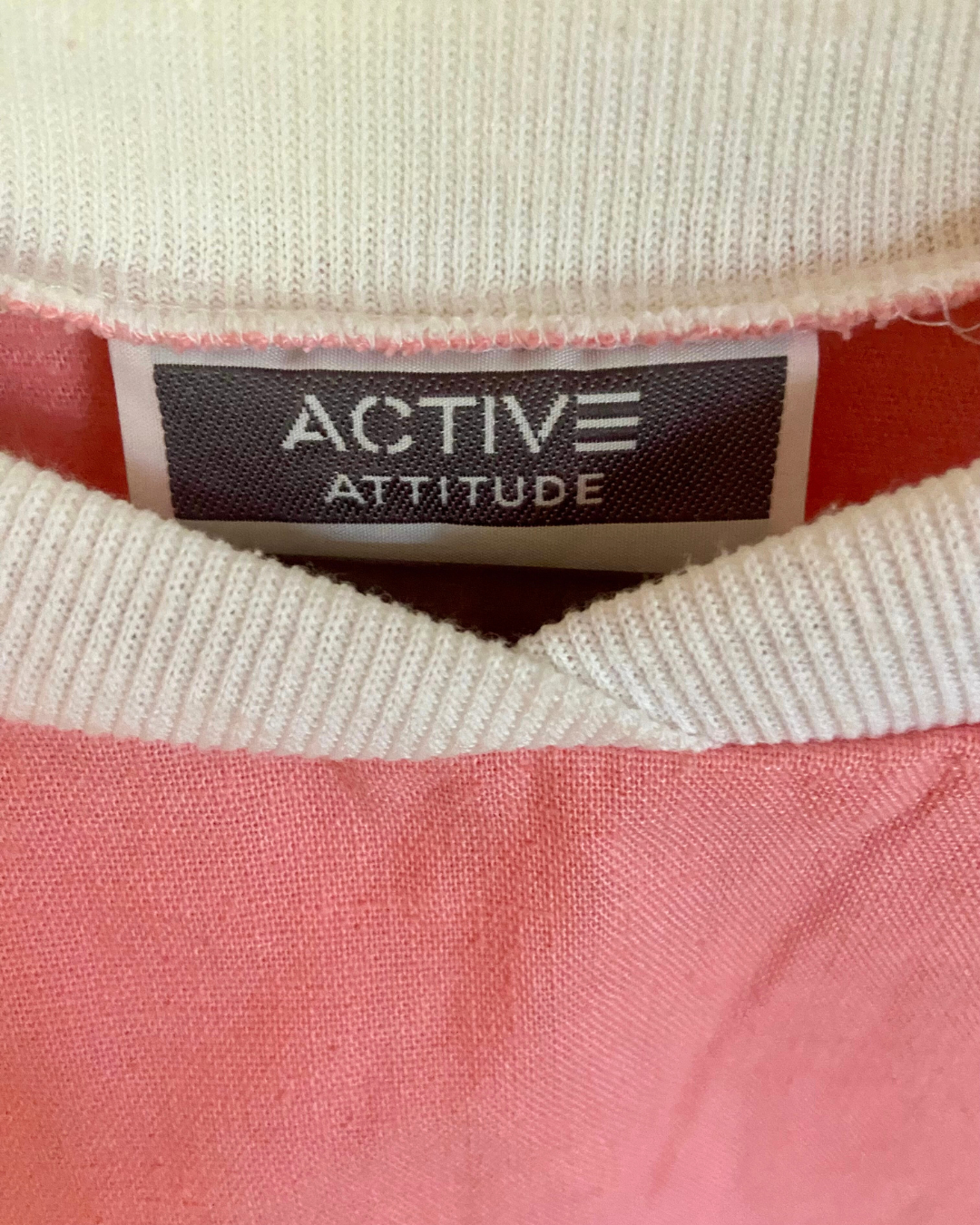 Vintage 80's Active Attitude Linen Sweatshirt