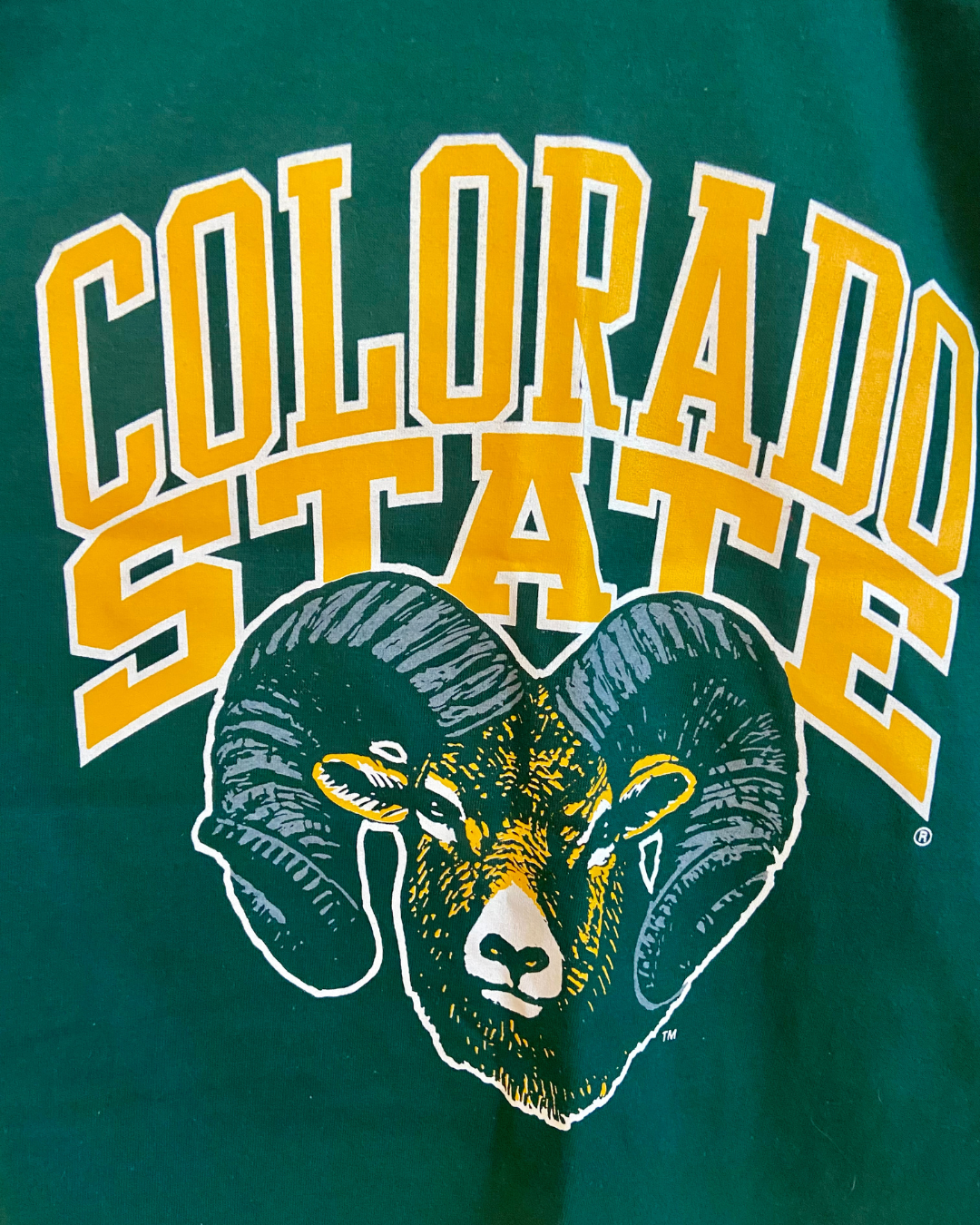 Colorado State Rams Dark Green Graphic Tank Top