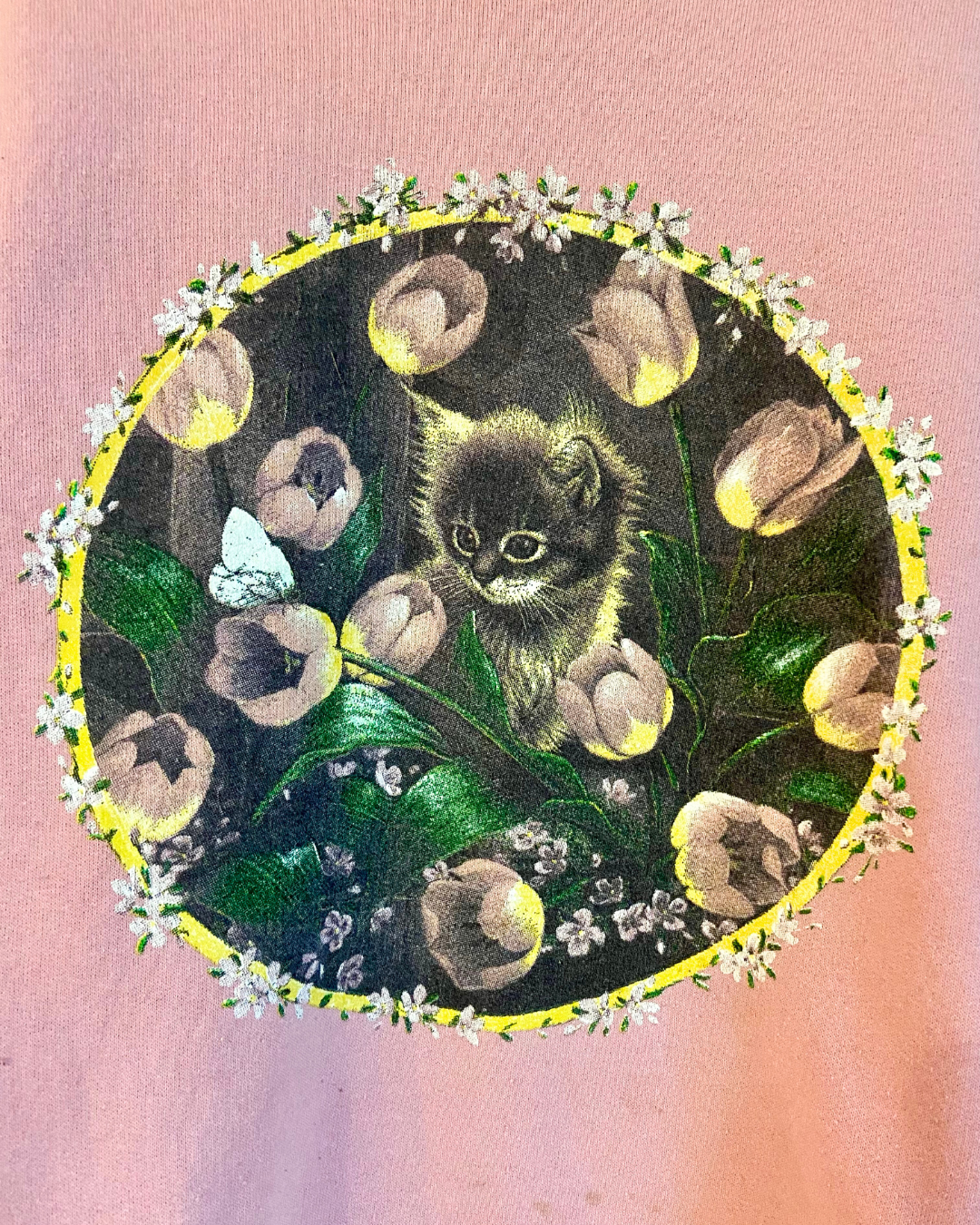 Vintage 90's Kitten Crewneck Sweatshirt