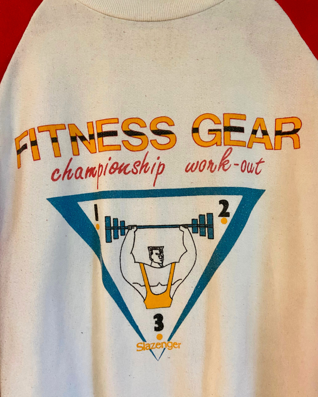 Vintage 90's Fitness Gear Championship Workout Crewneck Sweatshirt