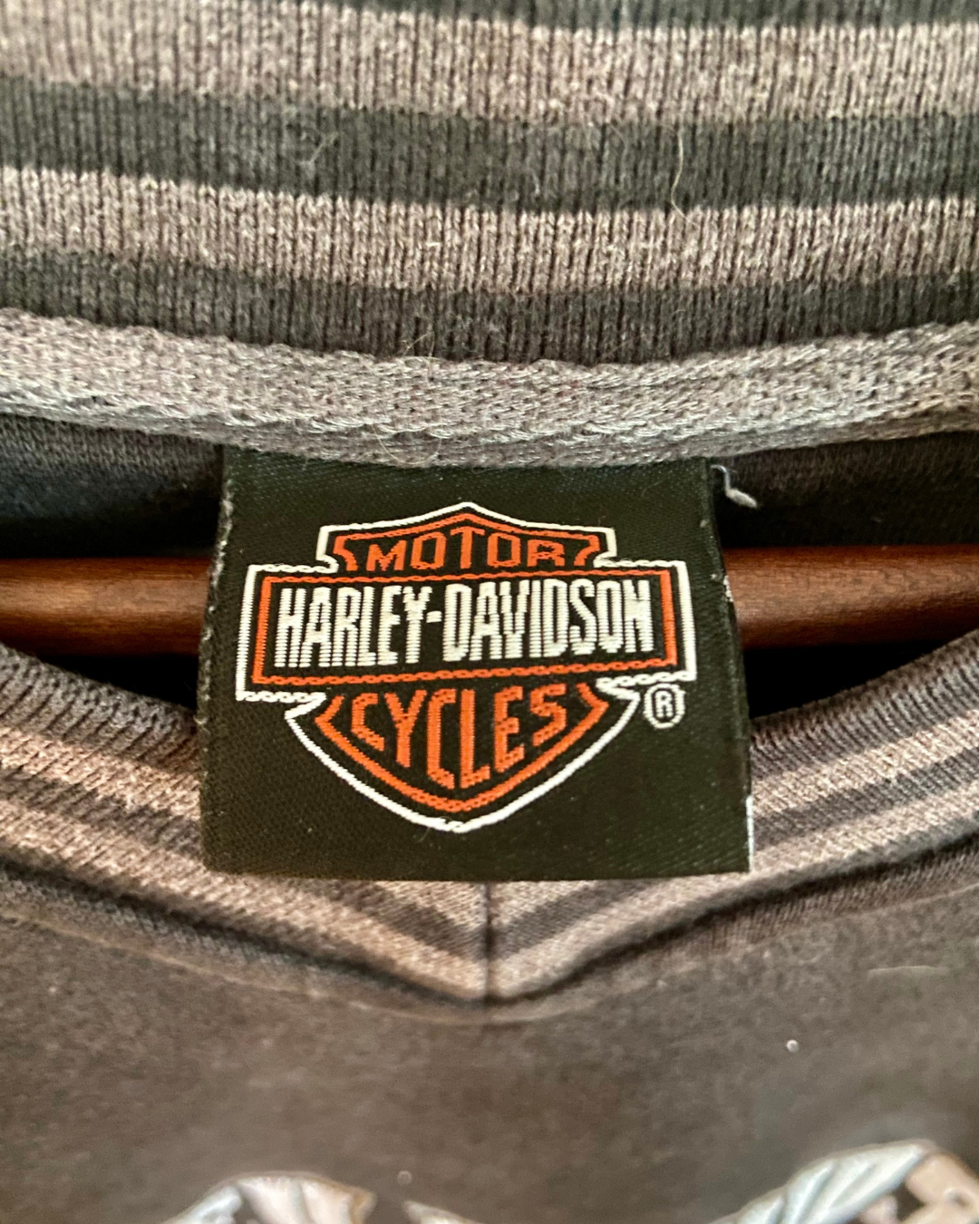 Distressed and Weathered Harley Davidson Yeager's Cycle Sedalia Missouri Sweatshirt