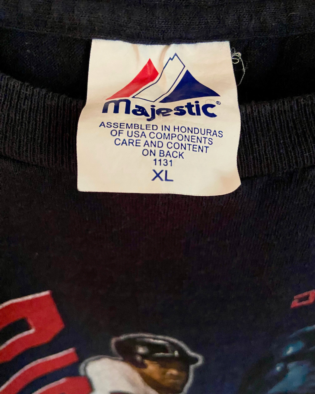 David Ortiz Big Papi World Series 2004 Dark Blue Graphic T-Shirt