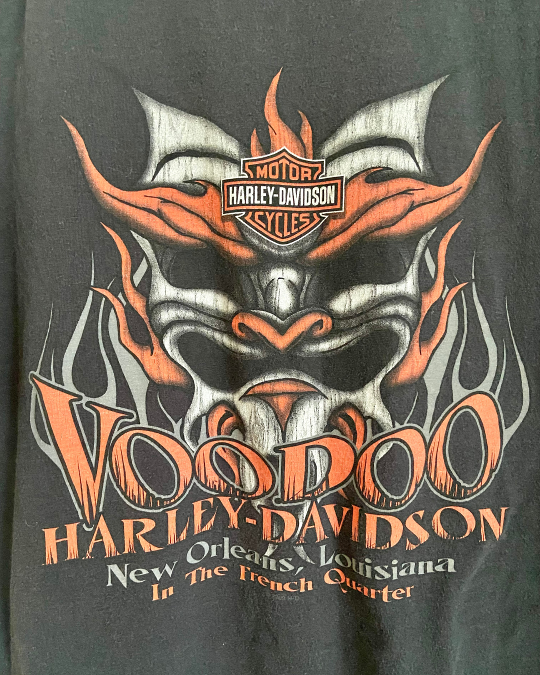 Harley Davidson T-shirt - Voodoo Harley Davidson New Orleans, LA