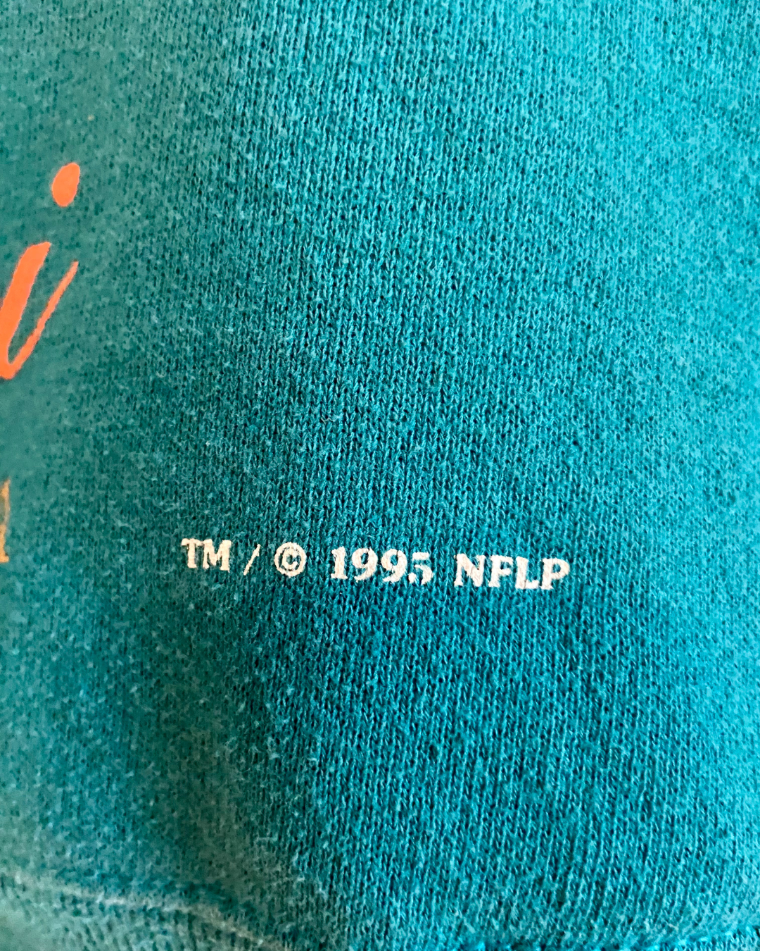 1995 Lee Sport Miami Dolphins Crewneck Youth Sweatshirt