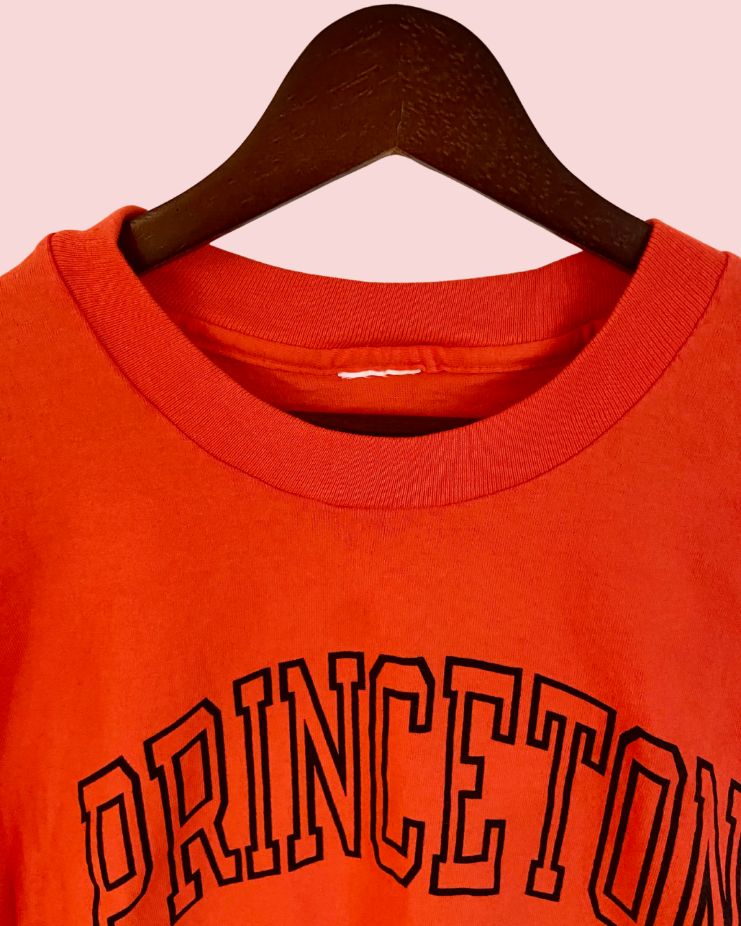 Vintage 90's Princeton Orange Single-Stitch T-Shirt