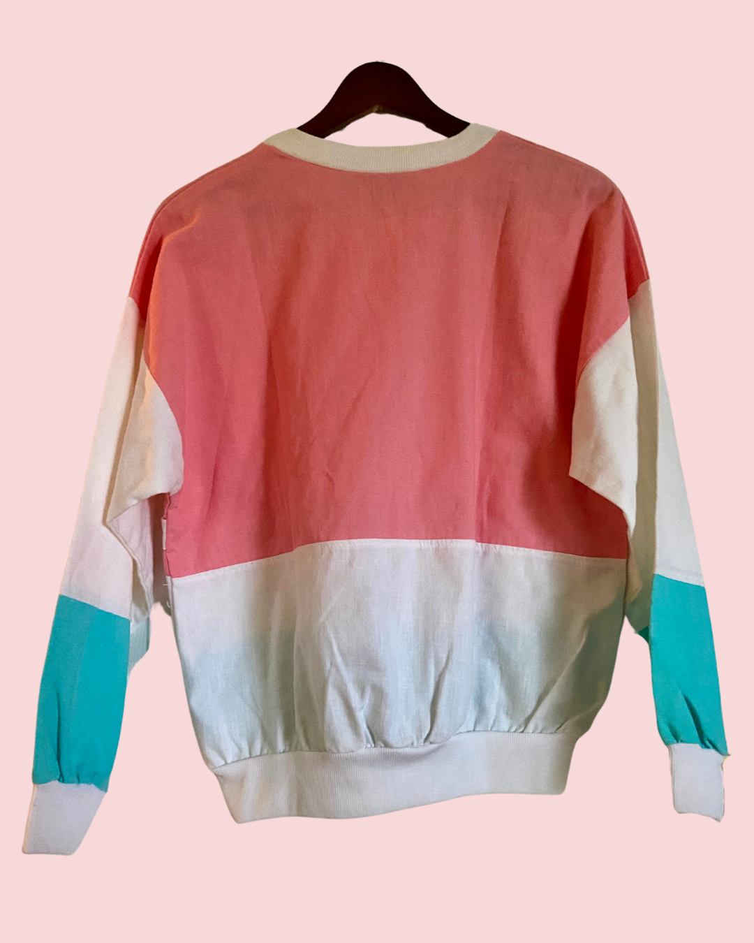 Vintage 80's Active Attitude Linen Sweatshirt