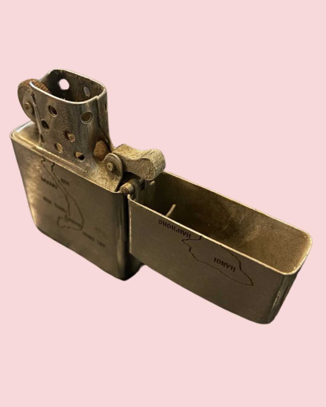 Vietnam War Zippo - Tan Son Nhut Airmens Open Mess 1967