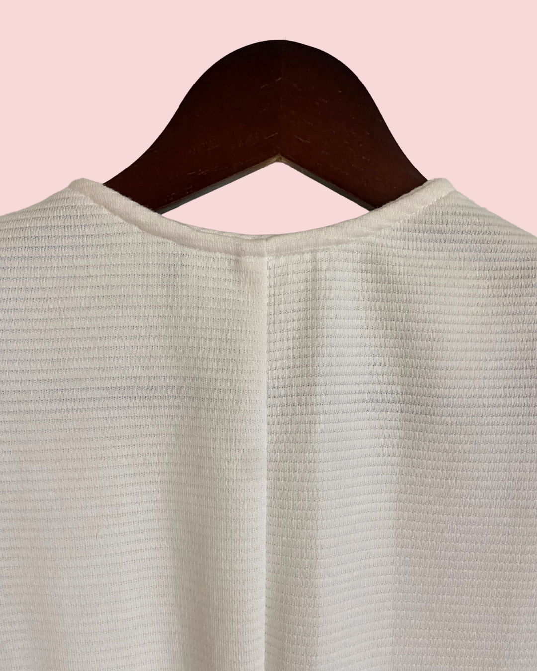 1980's Avon Fashions Ribbed Zipper Body Con White Dress with Shoulder Pads