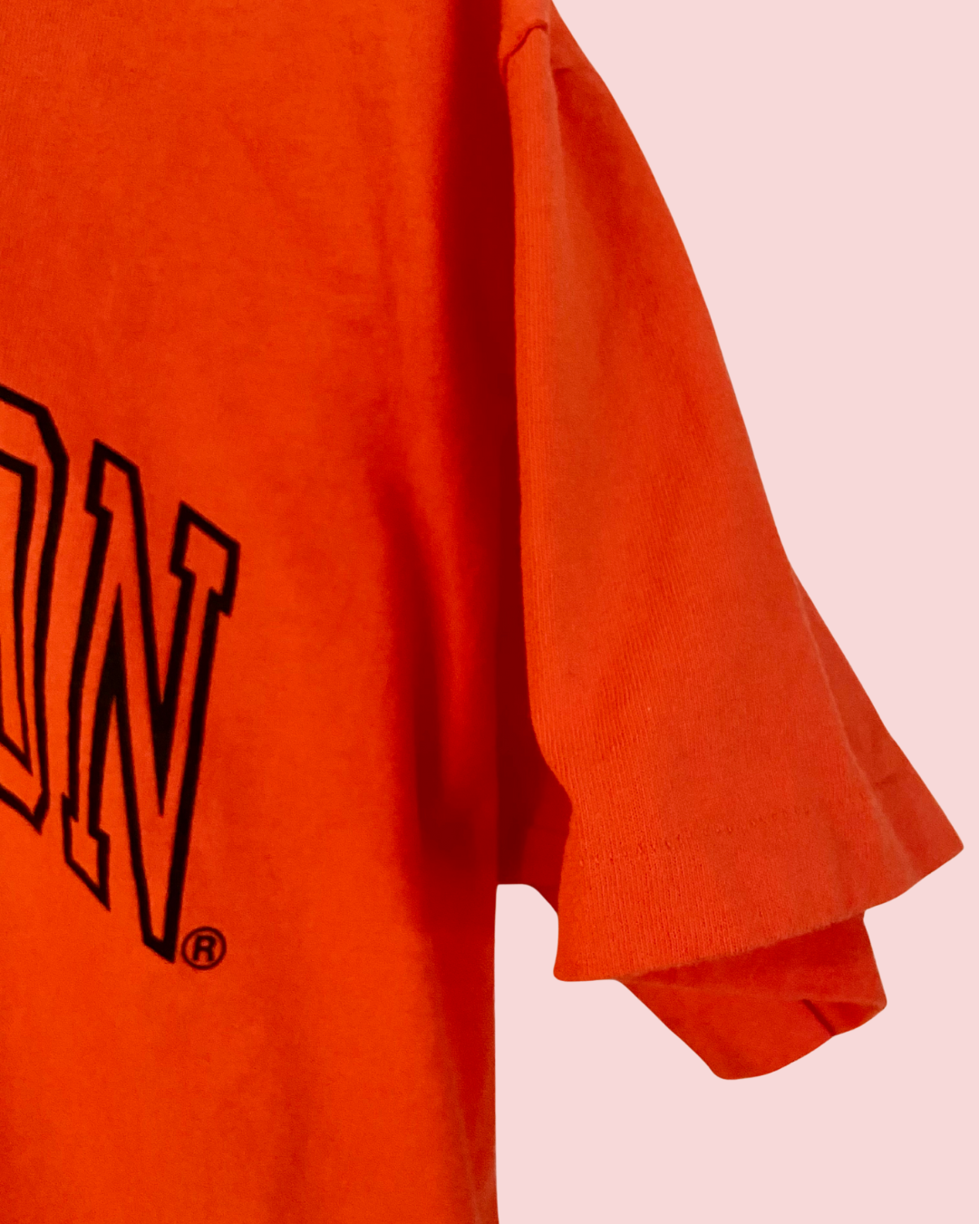 Vintage 90's Princeton Orange Single-Stitch T-Shirt