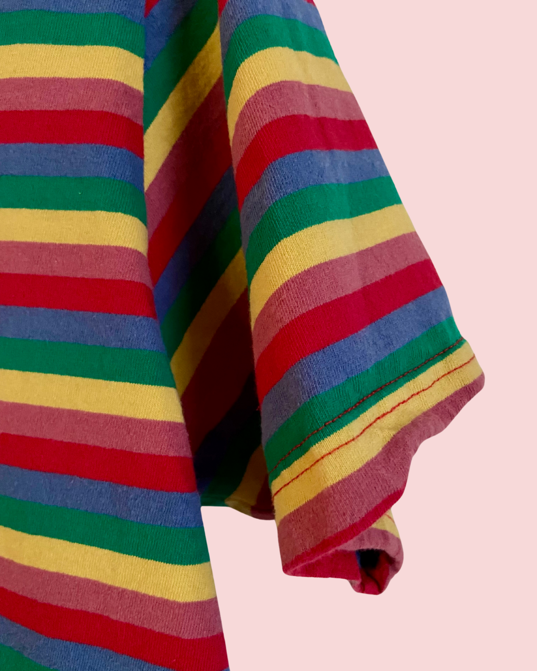 Santa Cruz Skateboards Striped Embroidered T-shirt