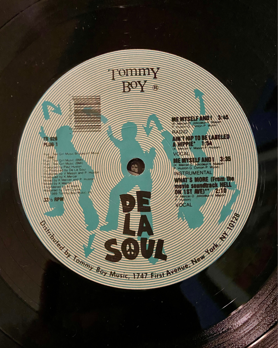 De La Soul "Me Myself and I" 3 Sided Pressing, Tommy Boy – TB 926