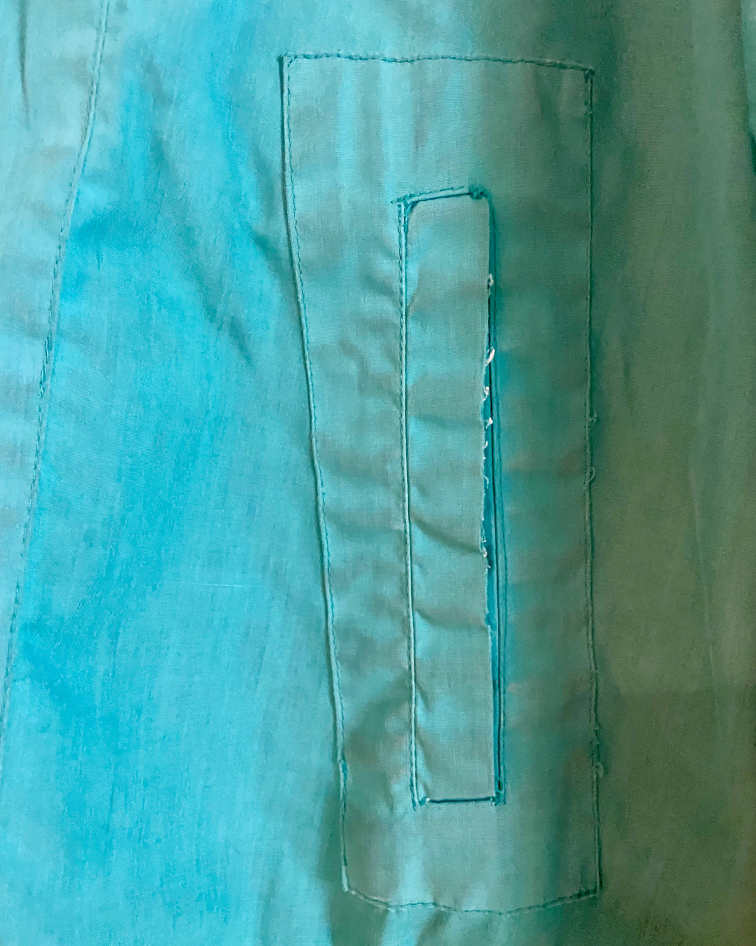 Vintage Rafael Teal and Purple Jacket