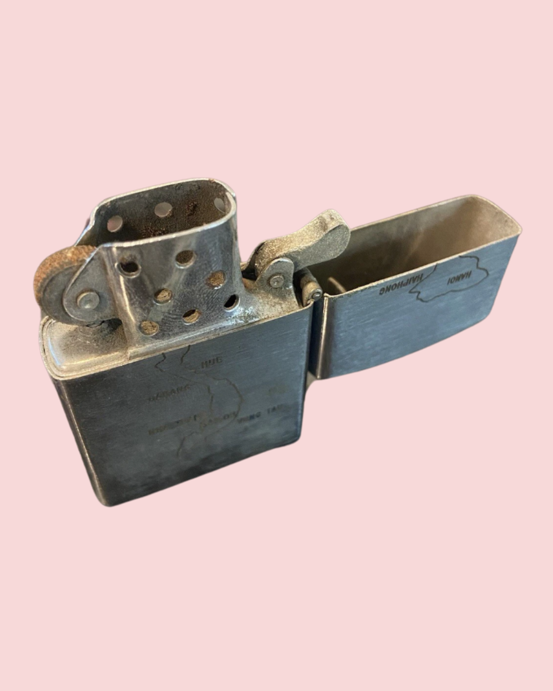 Vietnam War Zippo - Tan Son Nhut Airmens Open Mess 1967