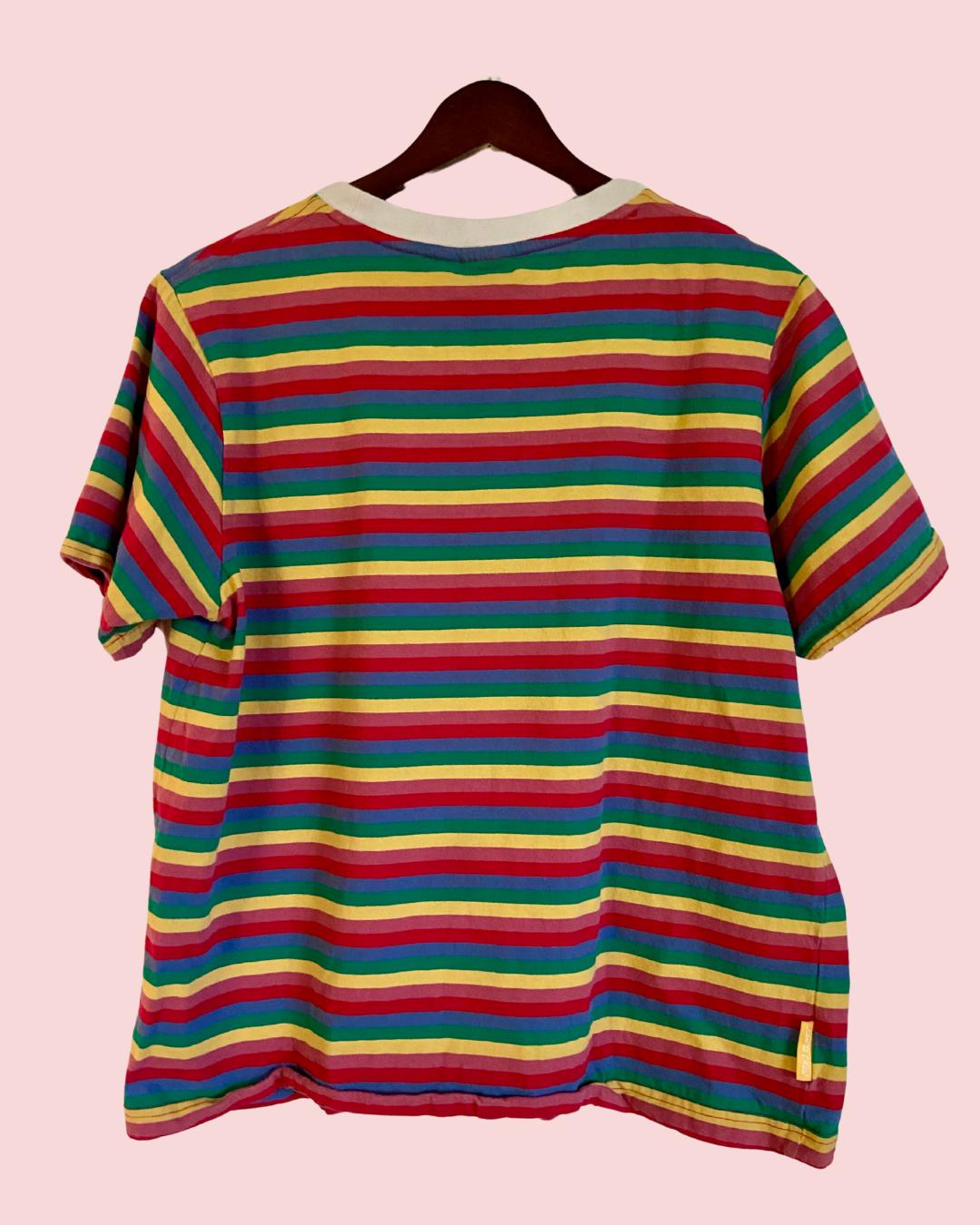 Santa Cruz Skateboards Striped Embroidered T-shirt