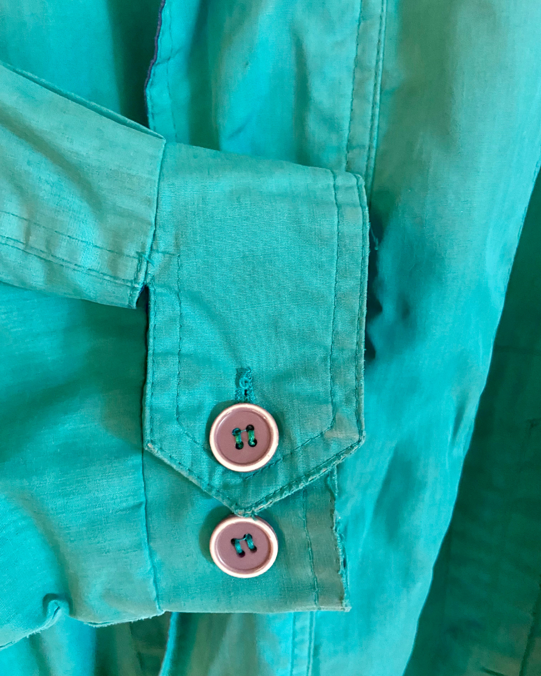 Vintage Rafael Teal and Purple Jacket