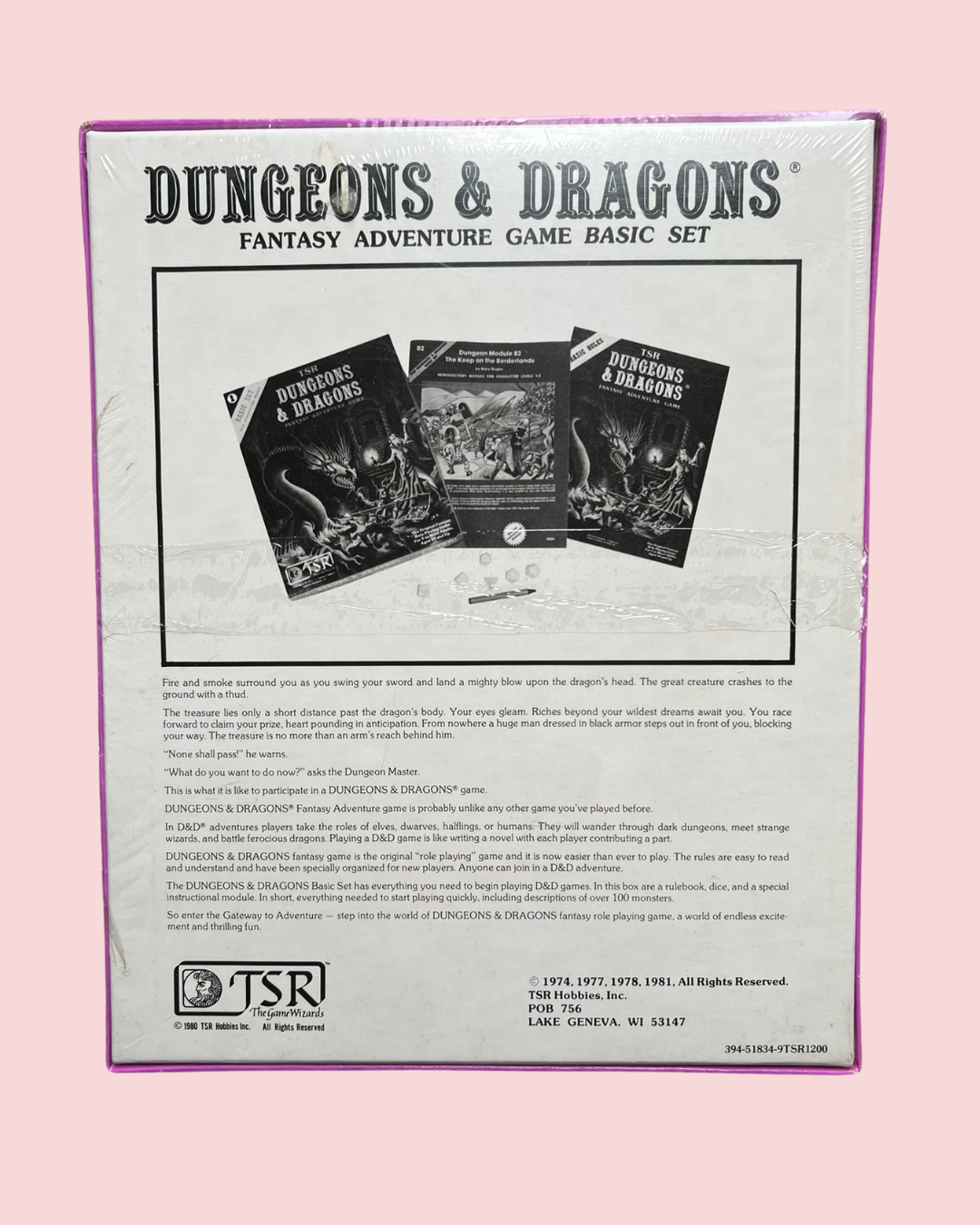 Dungeons & Dragons TSR Basic Set #1 1980 - Factory Sealed