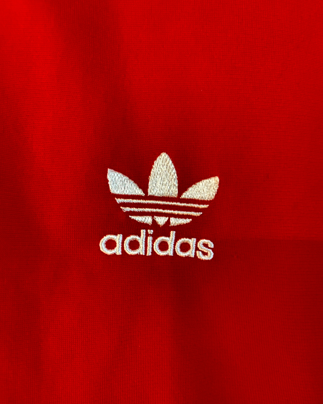 Red Adidas Primegreen Track Jacket