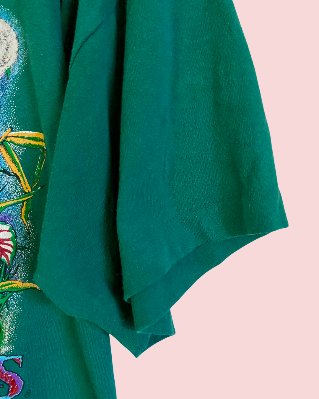 Vintage 1990's Busch Gardens Green "It's a Jungle Out There" Single-stitch T-shirt