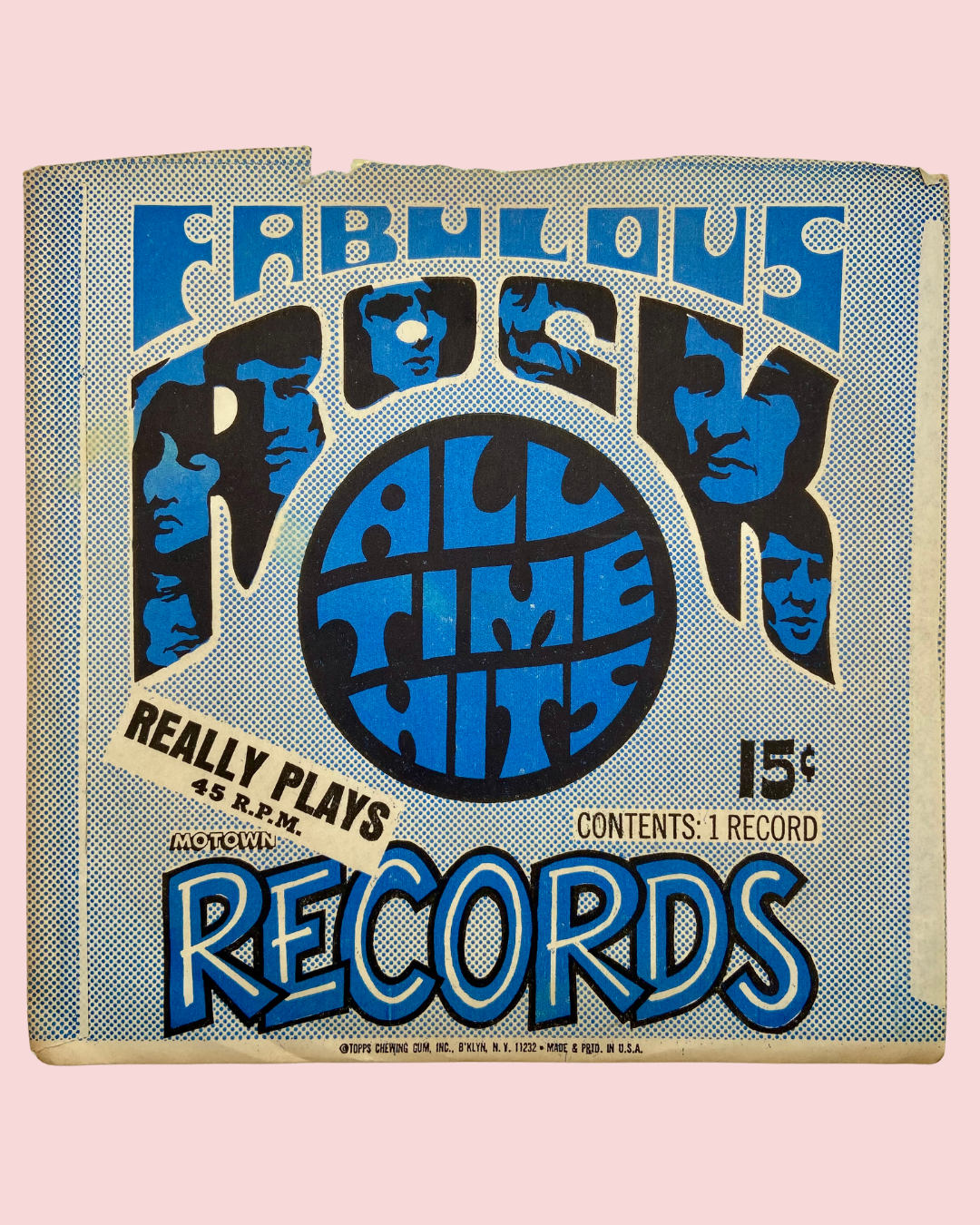 The Four Tops - I Can't Help Myself - Topps Chewing Gum Flexi Disc
