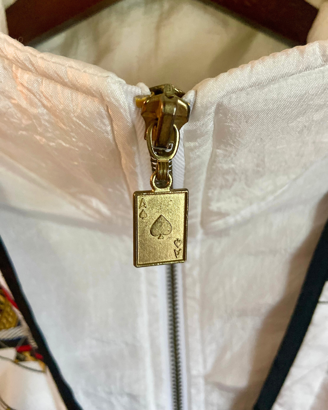 Vintage 80's Lavon Playing Card Vest Jacket