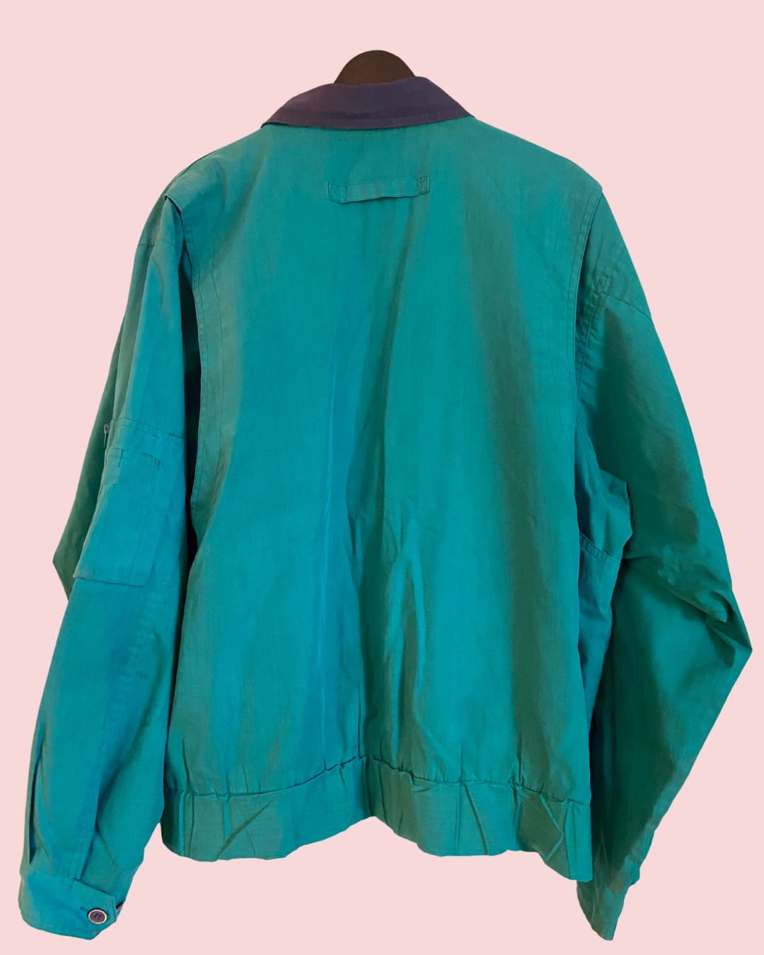 Vintage Rafael Teal and Purple Jacket